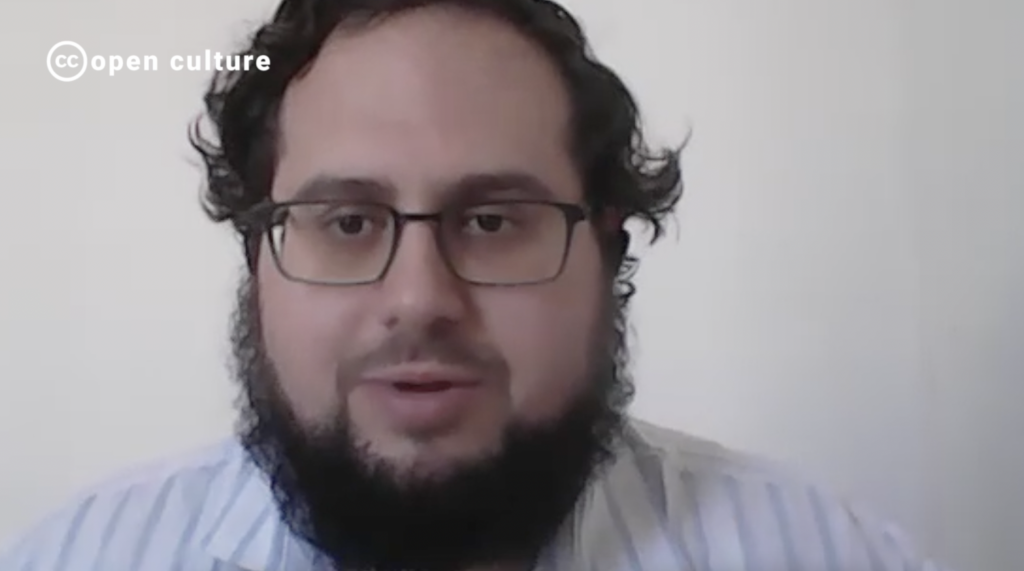 Screenshot from Mauricio Genta from Open Culture Voices by Creative Commons, Creative Commons Attribution 4.0 License