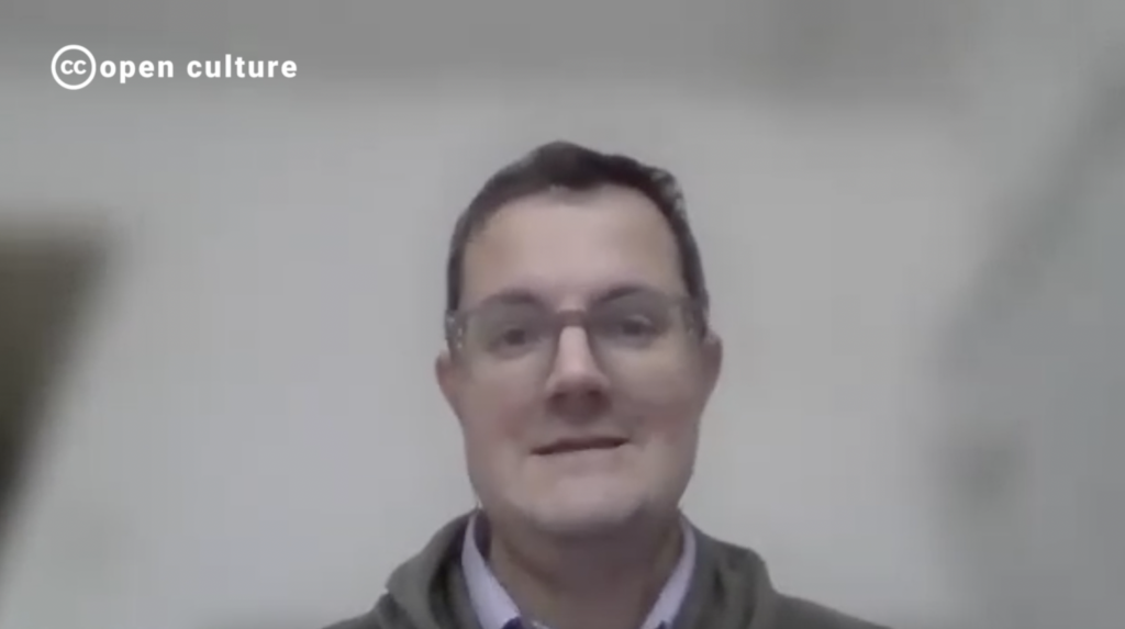 Screenshot from Stephen Wyber from Open Culture Voices by Creative Commons, Creative Commons Attribution 4.0 License