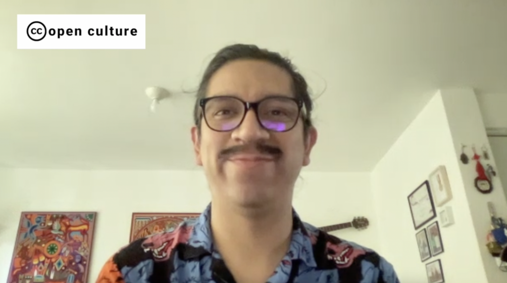Screenshot from Ivan Martinez from Open Culture Voices by Creative Commons, Creative Commons Attribution 4.0 License