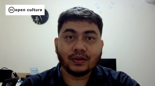 Screenshot from Hardiansyah from Open Culture Voices by Creative Commons, Creative Commons Attribution 4.0 License